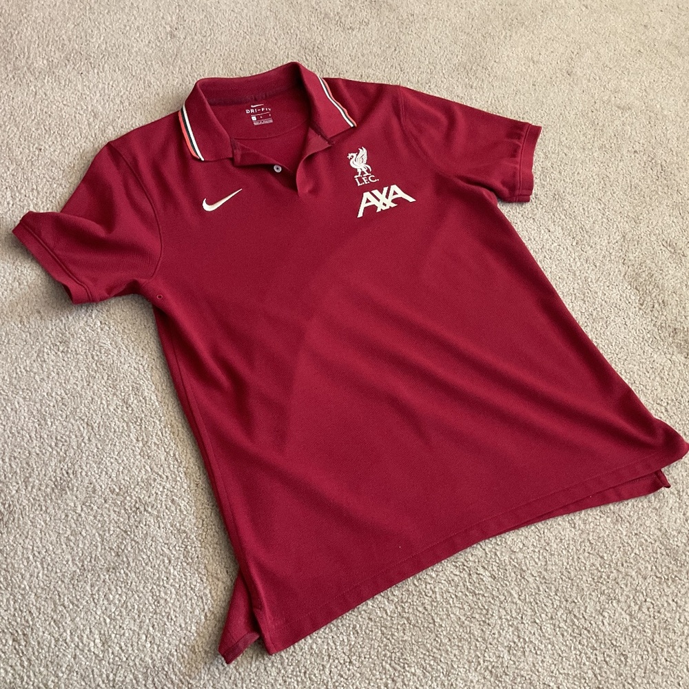 Nike Liverpool Football Club Polo Shirt VGC